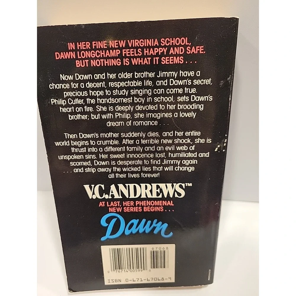 Dawn V C Andrews Paperback 1990 Cutler series